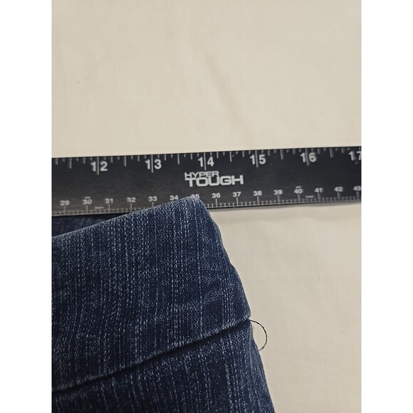 Soft Surroundings Pull On Jeans Elastic Waist Women's M Cropped Straight Leg - Picture 5 of 8